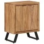 Aparador con 2 puertas de madera maciza de acacia 55x36x72 cm by , Sideboards - Ref: Foro24-352061, Price: 143,75 €, Discount: %