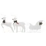 Decoración navideña de renos y trineo de jardín blanco 100 LEDs by , Christmas lights - Ref: Foro24-3100429, Price: 84,45 €, ...