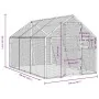 Pajarera de aluminio gris antracita 1,79x3x1,85 m de , Pies y jaulas para pájaros - Ref: Foro24-3155802, Precio: 541,08 €, De...