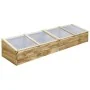 Invernadero de madera de pino impregnada 2 uds 200x50x35 cm de , Invernaderos - Ref: Foro24-3055328, Precio: 284,85 €, Descue...