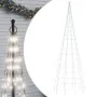 Árbol de Navidad en asta de bandera 550 LED blanco frío 300 cm de , Luces de Navidad - Ref: Foro24-358113, Precio: 46,80 €, D...