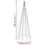 Árbol de Navidad en asta de bandera 550 LED blanco frío 300 cm de , Luces de Navidad - Ref: Foro24-358113, Precio: 46,80 €, D...