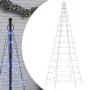 Árbol de Navidad en asta de bandera 200 LED azul 180 cm by , Christmas lights - Ref: Foro24-358111, Price: 25,00 €, Discount: %