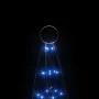 Árbol de Navidad en asta de bandera 200 LED azul 180 cm by , Christmas lights - Ref: Foro24-358111, Price: 25,00 €, Discount: %