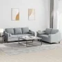 Juego de sofás con cojines 2 piezas tela gris claro by , Sofas - Ref: Foro24-3201850, Price: 504,13 €, Discount: %