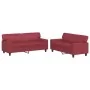 Juego de sofás 2 piezas cuero sintético rojo tinto by , Sofas - Ref: Foro24-3201917, Price: 534,02 €, Discount: %