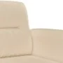 Juego de sofás con cojines 3 piezas tela microfibra crema by , Sofas - Ref: Foro24-3202360, Price: 630,30 €, Discount: %