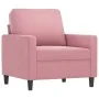 Juego de sofás con cojines 3 piezas terciopelo rosa by , Sofas - Ref: Foro24-3201957, Price: 746,53 €, Discount: %