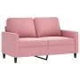 Juego de sofás con cojines 3 piezas terciopelo rosa by , Sofas - Ref: Foro24-3201957, Price: 746,53 €, Discount: %