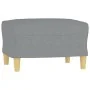 Juego de sofás con cojines 4 piezas tela gris claro de , Sofás - Ref: Foro24-3201560, Precio: 686,88 €, Descuento: %