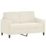 Juego de sofás 3 piezas terciopelo crema by , Sofas - Ref: Foro24-3202032, Price: 584,05 €, Discount: %