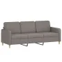 Juego de sofás con cojines 4 piezas tela gris taupe de , Sofás - Ref: Foro24-3202085, Precio: 671,28 €, Descuento: %