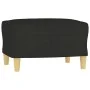 Juego de sofás con cojines 4 piezas tela negro by , Sofas - Ref: Foro24-3202066, Price: 769,15 €, Discount: %