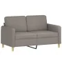 Juego de sofás con cojines 3 piezas tela gris taupe by , Sofas - Ref: Foro24-3202149, Price: 534,36 €, Discount: %
