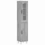Aparador alto madera contrachapada gris Sonoma 34,5x34x180 cm de , Aparadores - Ref: Foro24-3199207, Precio: 112,66 €, Descue...