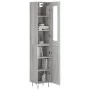 Aparador alto madera contrachapada gris Sonoma 34,5x34x180 cm de , Aparadores - Ref: Foro24-3199207, Precio: 112,66 €, Descue...