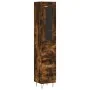 Aparador de madera contrachapada roble ahumado 34,5x34x180 cm by , Sideboards - Ref: Foro24-3199270, Price: 110,38 €, Discoun...
