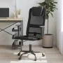 Silla de oficina altura ajustable tela malla y cuero PE negro de , Sillas de oficina - Ref: Foro24-353019, Precio: 94,85 €, D...