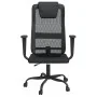 Silla de oficina altura ajustable tela malla y cuero PE negro de , Sillas de oficina - Ref: Foro24-353019, Precio: 94,85 €, D...