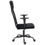 Silla de oficina altura ajustable tela malla y cuero PE negro de , Sillas de oficina - Ref: Foro24-353019, Precio: 94,85 €, D...