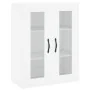 Aparador alto madera contrachapada blanco brillo 69,5x34x180 cm de , Aparadores - Ref: Foro24-3198371, Precio: 174,14 €, Desc...