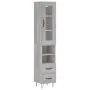 Aparador alto madera contrachapada gris Sonoma 34,5x34x180 cm von , Sideboards - Ref: Foro24-3199335, Preis: 112,54 €, Rabatt: %