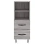 Aparador alto madera contrachapada gris Sonoma 34,5x34x180 cm von , Sideboards - Ref: Foro24-3199335, Preis: 112,54 €, Rabatt: %