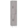 Aparador alto madera contrachapada gris Sonoma 34,5x34x180 cm de , Aparadores - Ref: Foro24-3198823, Precio: 102,11 €, Descue...