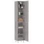 Aparador alto madera contrachapada gris Sonoma 34,5x34x180 cm de , Aparadores - Ref: Foro24-3198823, Precio: 102,11 €, Descue...