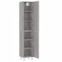 Aparador alto madera contrachapada gris Sonoma 34,5x34x180 cm de , Aparadores - Ref: Foro24-3198823, Precio: 102,11 €, Descue...