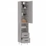 Aparador alto madera contrachapada gris Sonoma 34,5x34x180 cm von , Sideboards - Ref: Foro24-3198951, Preis: 102,02 €, Rabatt: %