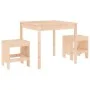 Mesa y sillas de jardín 3 piezas madera maciza de pino by , Garden sets - Ref: Foro24-3157703, Price: 142,38 €, Discount: %