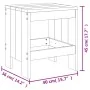 Mesa y sillas de jardín 3 piezas madera maciza de pino by , Garden sets - Ref: Foro24-3157703, Price: 142,38 €, Discount: %