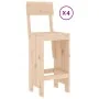 Set de mesa y taburetes altos jardín 5 pzas madera maciza pino by , Garden sets - Ref: Foro24-3157805, Price: 317,66 €, Disco...