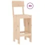 Set de mesa y taburetes altos jardín 7 pzas madera maciza pino by , Garden sets - Ref: Foro24-3157811, Price: 460,26 €, Disco...