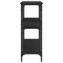 Mesa consola madera de ingeniería negra 160x29x75 cm de , Mesas auxiliares - Ref: Foro24-834085, Precio: 79,39 €, Descuento: %