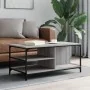 Mesa de centro madera contrachapada gris Sonoma 100x50x45 cm de , Mesas de centro - Ref: Foro24-835307, Precio: 59,23 €, Desc...