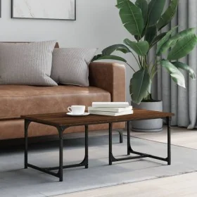 Mesa de centro madera contrachapada roble marrón 90x50x35 cm von , Couchtisch - Ref: Foro24-835403, Preis: 35,65 €, Rabatt: %