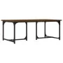 Mesa de centro madera contrachapada roble marrón 90x50x35 cm by , Coffee table - Ref: Foro24-835403, Price: 35,65 €, Discount: %