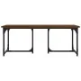 Mesa de centro madera contrachapada roble marrón 90x50x35 cm by , Coffee table - Ref: Foro24-835403, Price: 35,65 €, Discount: %