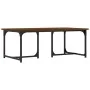 Mesa de centro madera contrachapada roble marrón 90x50x35 cm by , Coffee table - Ref: Foro24-835403, Price: 35,65 €, Discount: %