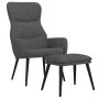 Sillón de relax con reposapiés de tela gris oscuro von , Sessel - Ref: Foro24-3097430, Preis: 119,95 €, Rabatt: %