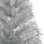 Medio árbol de Navidad artificial con soporte PET plata 180 cm by , Christmas trees - Ref: Foro24-344697, Price: 38,71 €, Dis...
