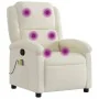 Sillón de masaje reclinable de terciopelo crema von , Sessel - Ref: Foro24-371817, Preis: 247,81 €, Rabatt: %