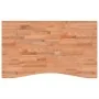 Tablero de escritorio madera maciza de haya 100x(55-60)x1,5 cm de , Accesorios y productos para escritorios - Ref: Foro24-356...