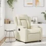 Sillón reclinable de cuero sintético crema by , Armchairs - Ref: Foro24-372428, Price: 200,97 €, Discount: %