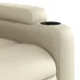 Sillón reclinable de cuero sintético crema by , Armchairs - Ref: Foro24-372428, Price: 200,97 €, Discount: %