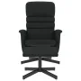 Sillón reclinable con reposapiés cuero sintético negro by , Armchairs - Ref: Foro24-356708, Price: 159,66 €, Discount: %
