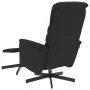 Sillón reclinable con reposapiés cuero sintético negro by , Armchairs - Ref: Foro24-356708, Price: 159,66 €, Discount: %