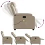 Sillón de masaje reclinable cuero sintético color capuchino by , Armchairs - Ref: Foro24-373499, Price: 241,25 €, Discount: %